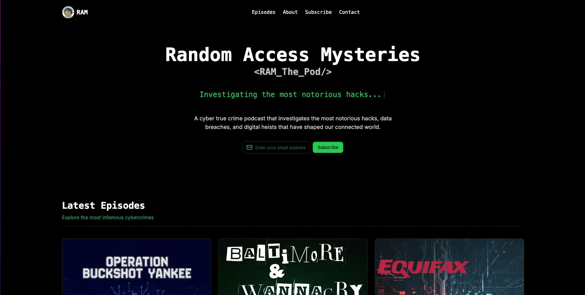 Random Access Mysteries